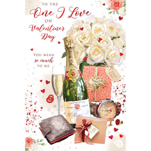 Picture of TO THE ONE I LOVE VALENTINES DAY CARD